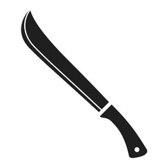 Machete knife vector icon