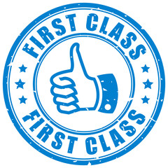 First class vector ink stamp