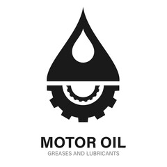Motor oil vector icon