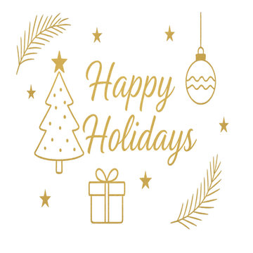 dark mode holiday, gold accent design, dark holiday aesthetic, luxury holiday art, elegant festive design, gold foil accent, black and gold theme, modern holiday illustration, premium holiday style, m