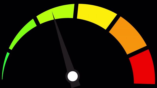 speed Meter transparent video.A realistic, classic car speedometer featuring a mechanical white dial and a vibrating orange needle. Designed for a "retro" or "muscle car" aesthetic, this .MOV file inc