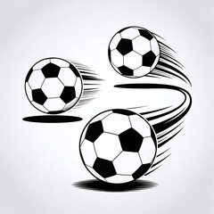 Naklejka premium soccer ball vector