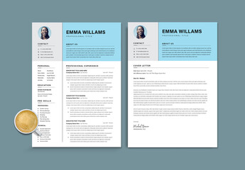 Clean Sidebar Resume Template