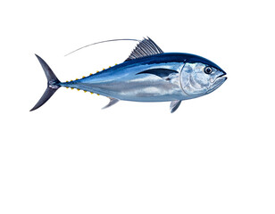 Obraz premium Illustration of a blue tuna.