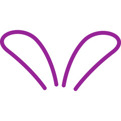 Easter Bunny Ears Illustration