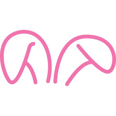 Easter Bunny Ears Illustration