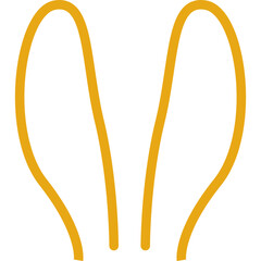 Easter Bunny Ears Illustration