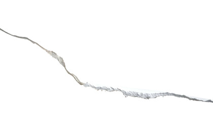 Cracked Earth Surface with Deep Fissure.