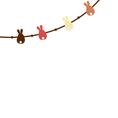 Easter Day Flat Illustration