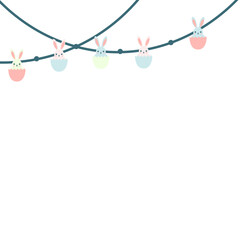 Easter Day Flat Illustration