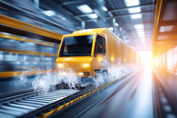 Automated Shuttle in Cold Storage Facility at High Speed