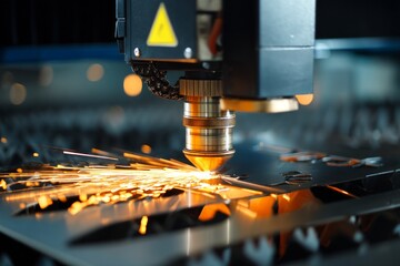 Precision Laser Cutting Machine Engaged in Steel Fabrication