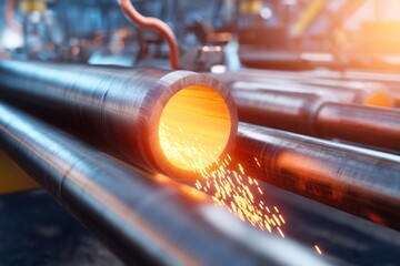 Applying Protective Coating to Steel Pipe in Manufacturing Process