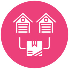 Obraz premium Parcels Distribution Icon