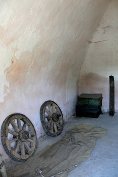 old abandoned stable