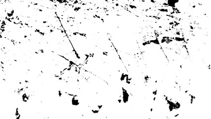 Fototapeta premium Black grunge scratch texture on white background.Abstract scratch marks on a white surface isolated on white background.