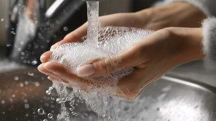Fototapeta premium Washing hands.