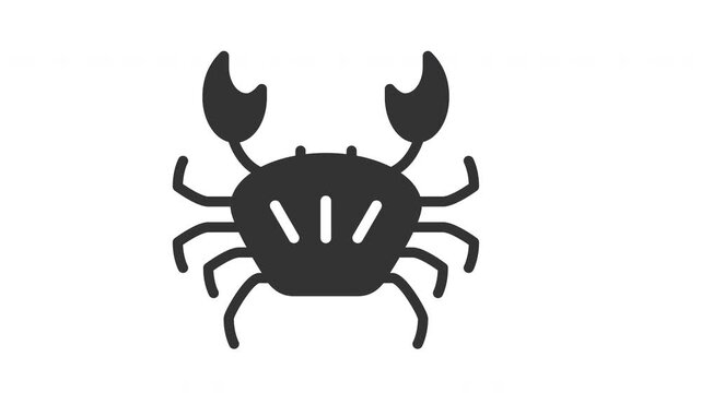 Animated crab icon