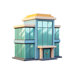 &ldquo;Modern Two-Story Commercial Building &ndash; Glass Facade Stock Illustration&rdquo;
