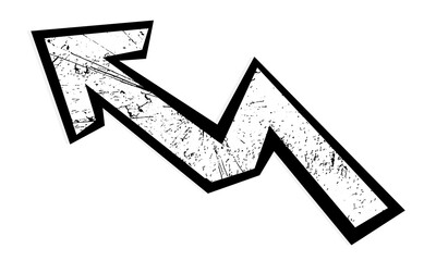 black white arrow png