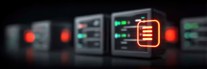 Obraz premium The database runs on a dedicated server handling each query through structured storage while encryption backup workflows preserve data integrity