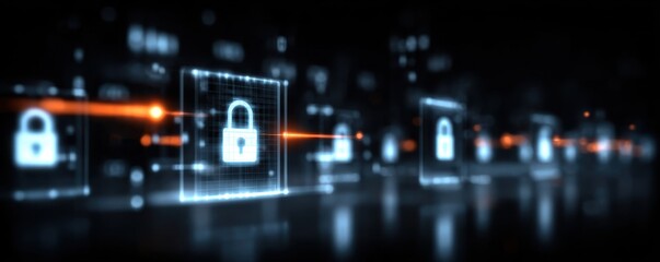 Obraz premium a strong cybersecurity framework uses firewall monitoring and authentication to stop malware and phishing while reducing vulnerability and increasing protection