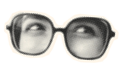 eyes halftone