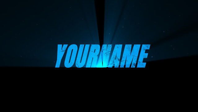 Trailer Titles Light Rays