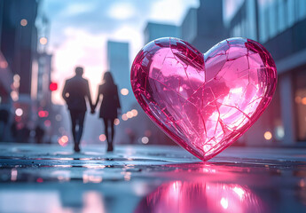 好きな人の浮気の現場を目撃、心に稲光がさし怒りに燃える