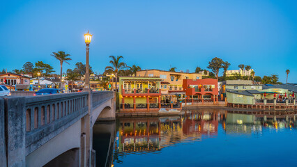 Cityscape of Capitola town, cityscape of   Santa Cruz County in California,