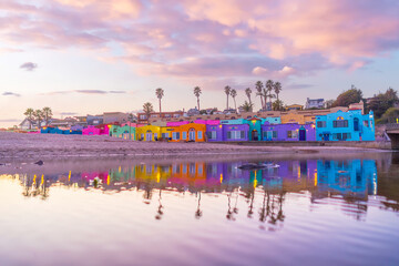 Cityscape of Capitola town, cityscape of   Santa Cruz County in California,