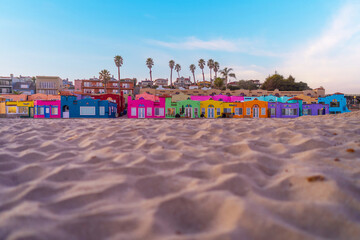 Cityscape of Capitola town, cityscape of   Santa Cruz County in California,