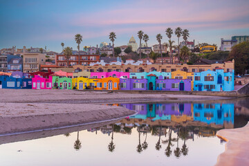 Cityscape of Capitola town, cityscape of   Santa Cruz County in California,