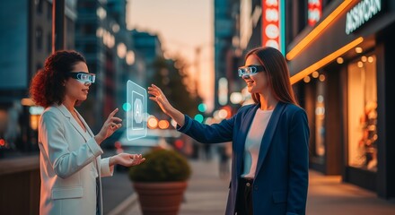 Futuristic business interaction using augmented reality