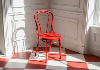 Woman in pink watercolor patterned cap and shirt on matching pastel background, soft editorial fashion portrait, chic modern minimal mood.