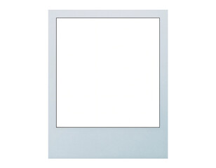 Fototapeta premium Blank Polaroid Photo Frame Isolated On transparent Background