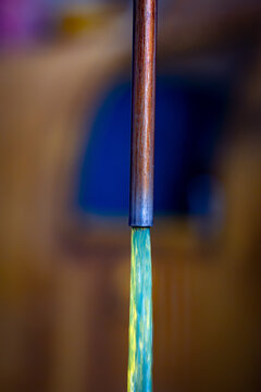 Oil samples collected for testing
