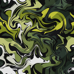 Military Camo Marble Seamless pattern