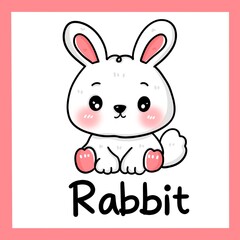 FLASHCARDS,animal, cartoon, cute, illustration, art