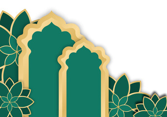 Mosque Islamic Frame Corner