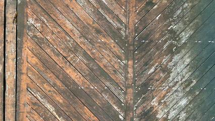 経年変化した木製デッキのテクスチャ背景