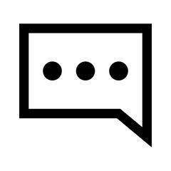 chat message icon
