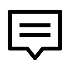 talk message Bubble chat icon