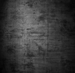 Naklejka premium Dunkle Betonwand als rustikaler grunge Hintergrund