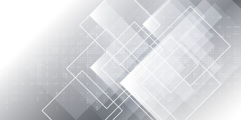 Abstract White Gray background. Halftone pattern. Neutral backdrop. Lecture, seminar, symposium, workshop, conference or briefing presentation template. Eps10