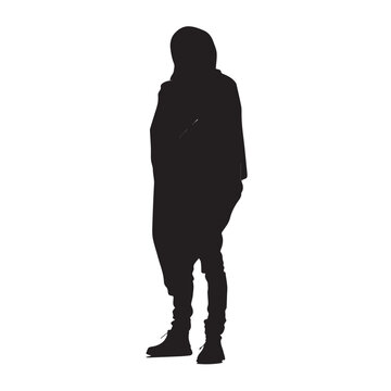 silhouette of human or human activity. White background in simple style, suitable for illustrations, logos or graphic icons