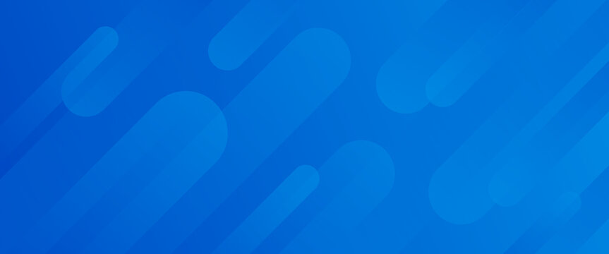 Azure Stream Minimalist Geometric Tech Background