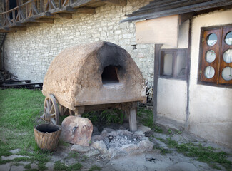 Obraz premium Old clay oven in the yard