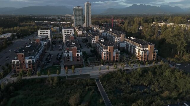 South Village Latimer Heights Langley - Aerial Orbit Housing Project