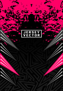 HOT PINK ABSTRACT PATTERN BAC...